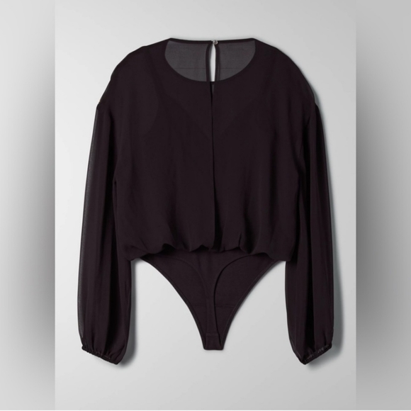 Aritzia Wilfred Talmont Bodysuit Blouse, Size XS - Picture 4 of 14